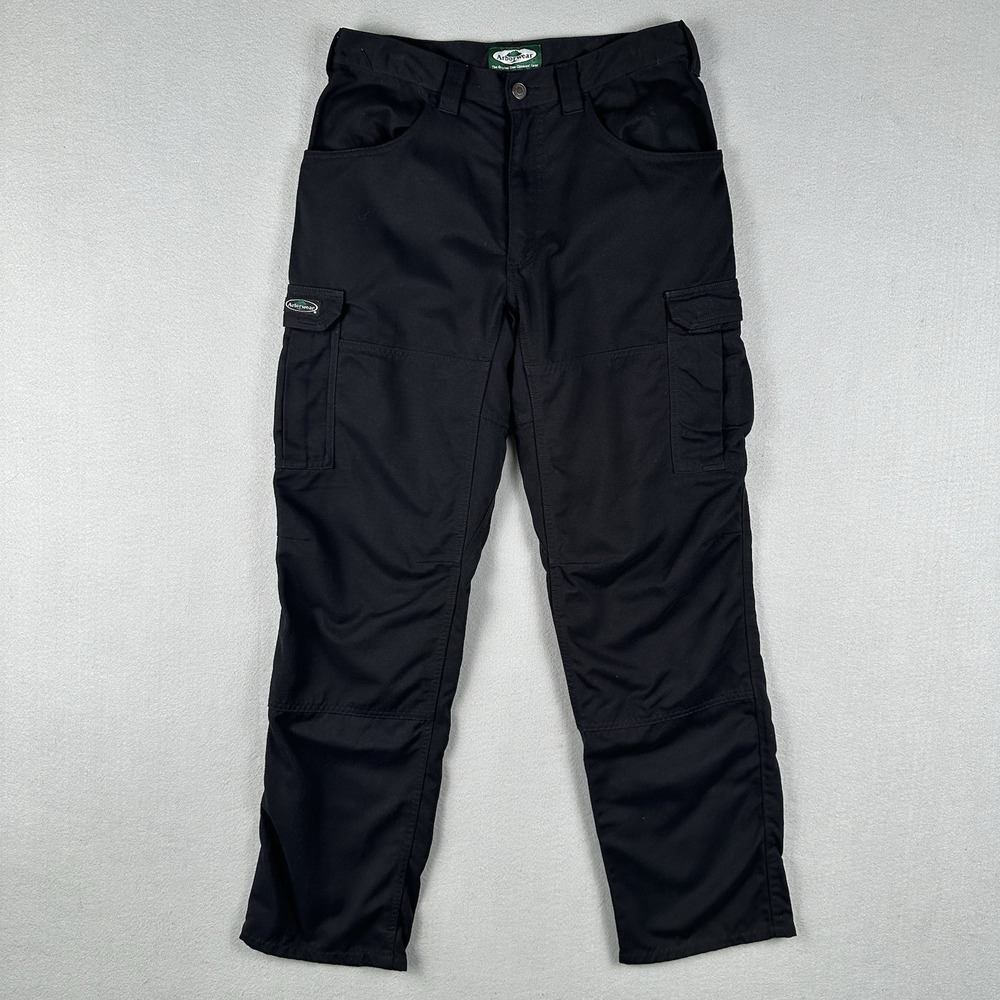 Arborwear Cargo Pants Men's 32x32 Black Nylon Climber Hiking Outdoor Workwear